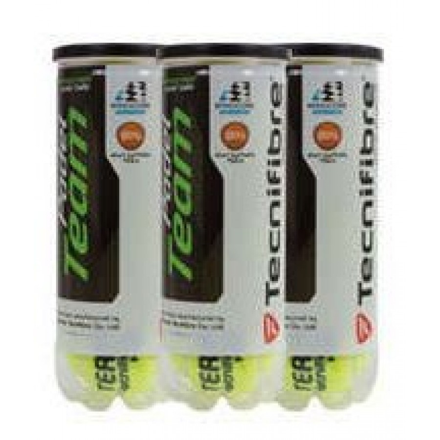 Pacote de 3 garrafas de bolas Tecnifibre Padel Team