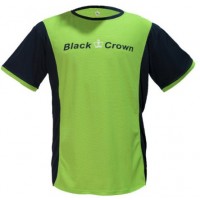 T-shirt vert marine Crown Keep noir