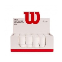 Wilson Pro Padel Box Perforato Bianco 60 Overgrip