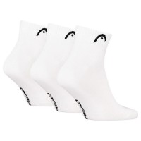 Calcetines Head All Sports Quarter Blanco 3 Pares