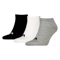 Head All Sports Sneaker Black White Gray Socks 3 Pairs