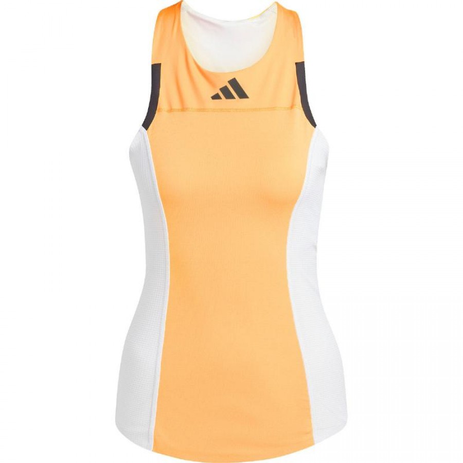 T-shirt Femme Adidas Pro Orange Blanc