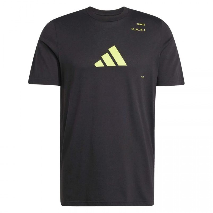 Adidas Tennis Category Graphic Black Lemon T-shirt