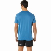 Camiseta Asics Core SS Top Azul Gris