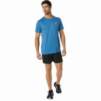 Camiseta Asics Core SS Top Azul Gris