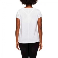 Camiseta Asics Graphic Glossy White para Mulheres