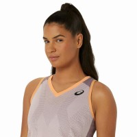 Camiseta Asics Match Pink para Mulheres