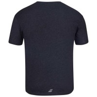 Camiseta Babolat Exercise Negro Jaspeado