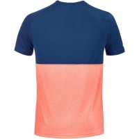 Babolat Play T-Shirt Azul Escuro Laranja