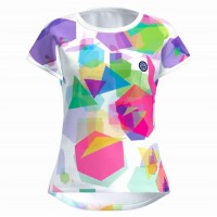 Camiseta Bidi Badu Kaleido Capsleeve Blanco Mix Junior