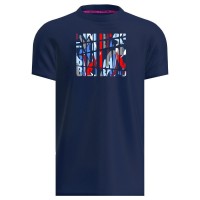 Camiseta Bidi Badu New York Chill Azul Escuro Vermelho