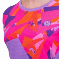 Bidi Badu Spike Capsleeve Viola Rosa Maglietta da Donna