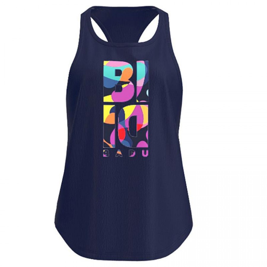 Camiseta Bidi Badu Twiggy Chill Azul Oscuro Mix Mujer