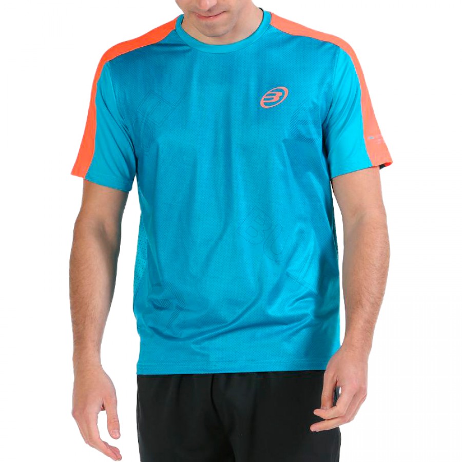 Camiseta meia turquesa bullpadel