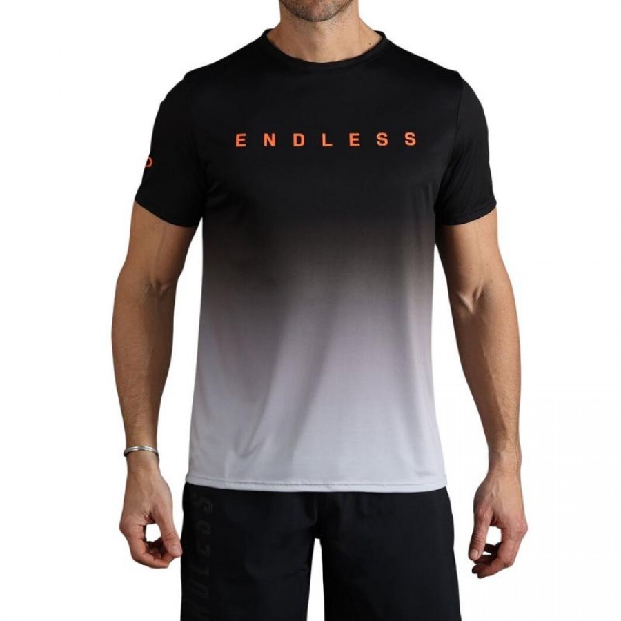 Camiseta Endless Ace Degrade Preto Cinza