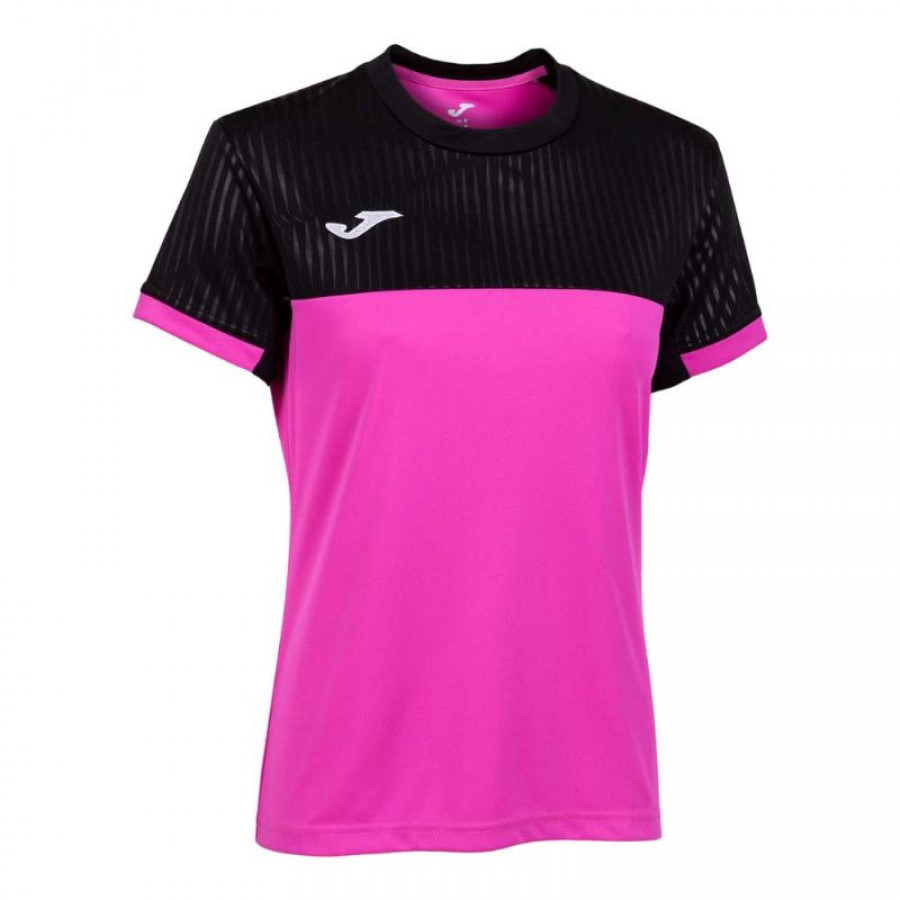 Joma Montreal Pink Black Maglietta da donna