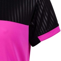 Camiseta Joma Montreal Rosa Preta para Mulheres