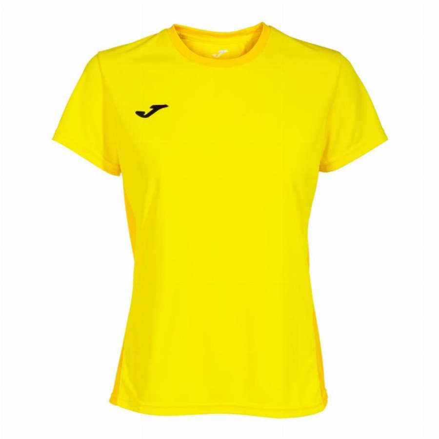 Camiseta Joma Winner II Amarela para Mulheres