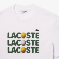 Camiseta Lacoste Algodão Branco