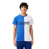 T-Shirt Lacoste Daniil Medvedev Azul Branco