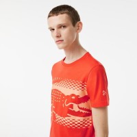 Camiseta Lacoste Novak Djokovic Laranja