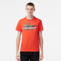 Camiseta Lacoste Sport Algodon Ecologico Orange