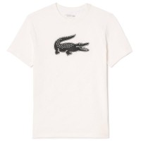 T-Shirt Lacoste Sport Branco Preto