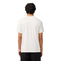 T-Shirt Lacoste Sport Branco Preto