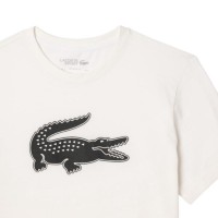 T-Shirt Lacoste Sport Branco Preto