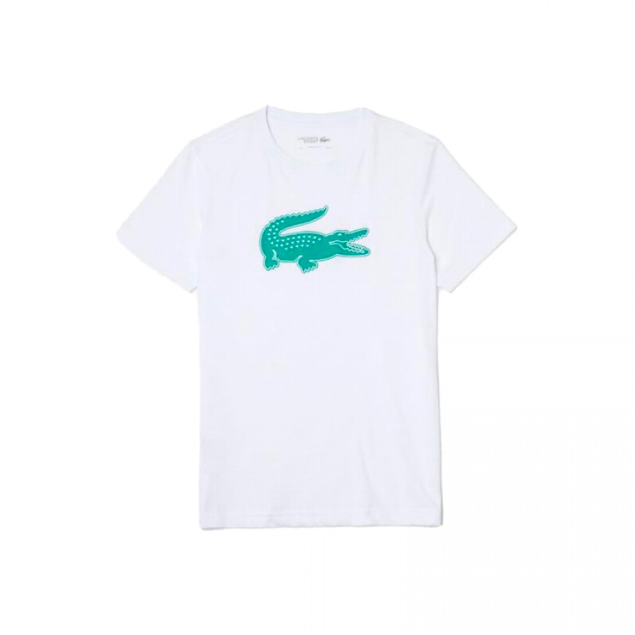 Camiseta Lacoste Sport Transpirable Blanco