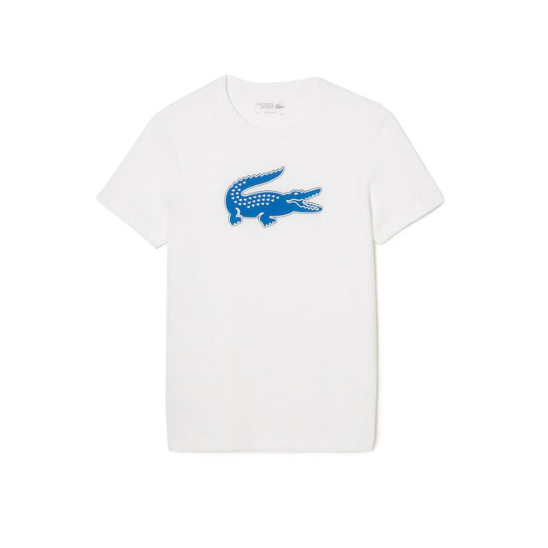 OFERTA - Camiseta Lacoste Sport Blanco Azul Barato