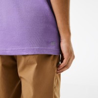 Lacoste Sport Respiravel Roxo T-Shirt Preto