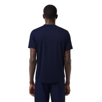 Lacoste Ultra Dry White Navy Blue T-Shirt