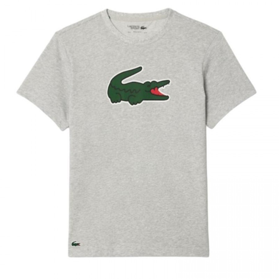 Camiseta Lacoste Ultra Dry Cinza