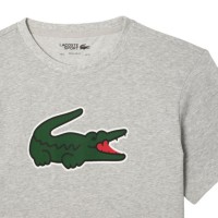 Camiseta Lacoste Ultra Dry Cinza