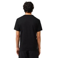 T-Shirt Lacoste Ultra Dry Preto Branco