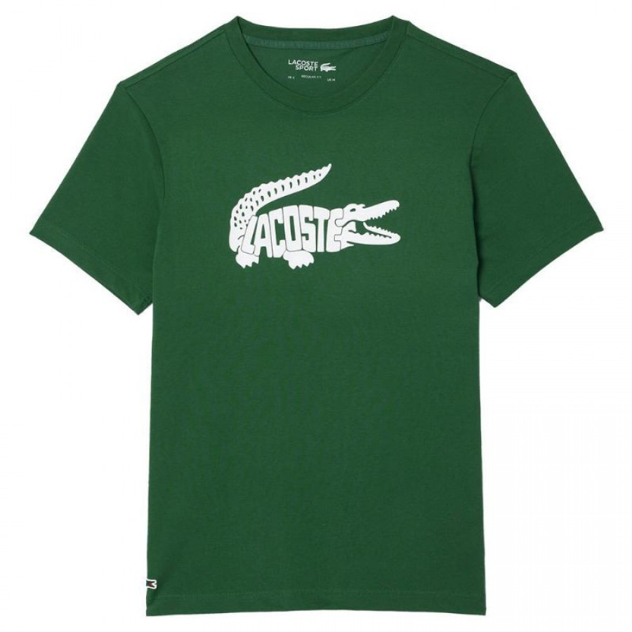 T-Shirt Verde Ultra Seca Lacoste