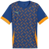 T-shirt individuel Puma bleu orange