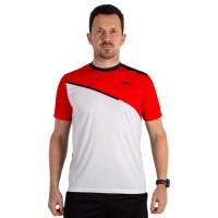 T-Shirt Softee Chic Branco Vermelho Preto