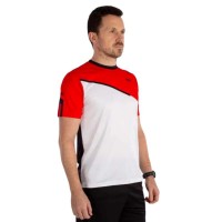 T-Shirt Softee Chic Branco Vermelho Preto