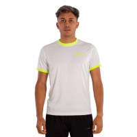 Camiseta Softee Galaxy Blanco Amarillo Fluor