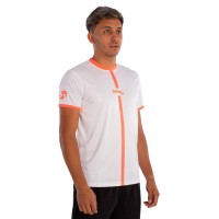 T-Shirt Softee Tipex Coral Branco Fluor