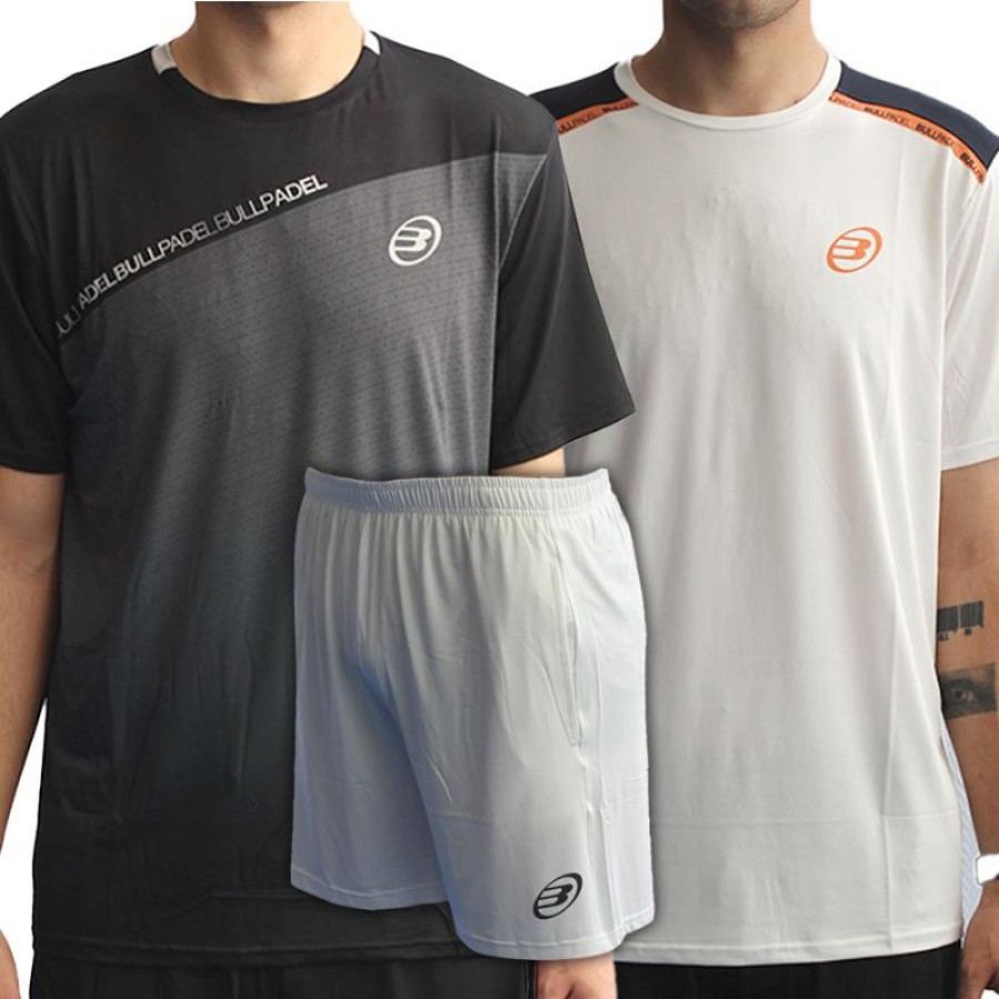 Conjunto Bullpadel Summit Adventure Preto X3