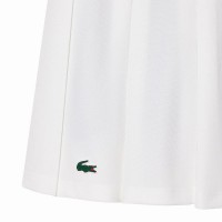 Lacoste Pique Bianco Verde Gonna