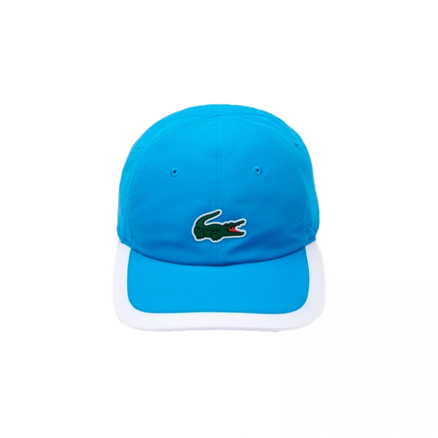 Gorra Lacoste Ligera Azul Blanco