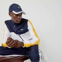 Cappuccio Lacoste Chiaro Blu Navy Bianco