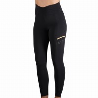 Mallas Endless Cross Pocket Negro Oro