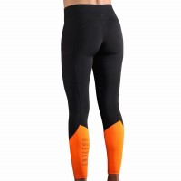 Leggings Endless Lift Preto Laranja