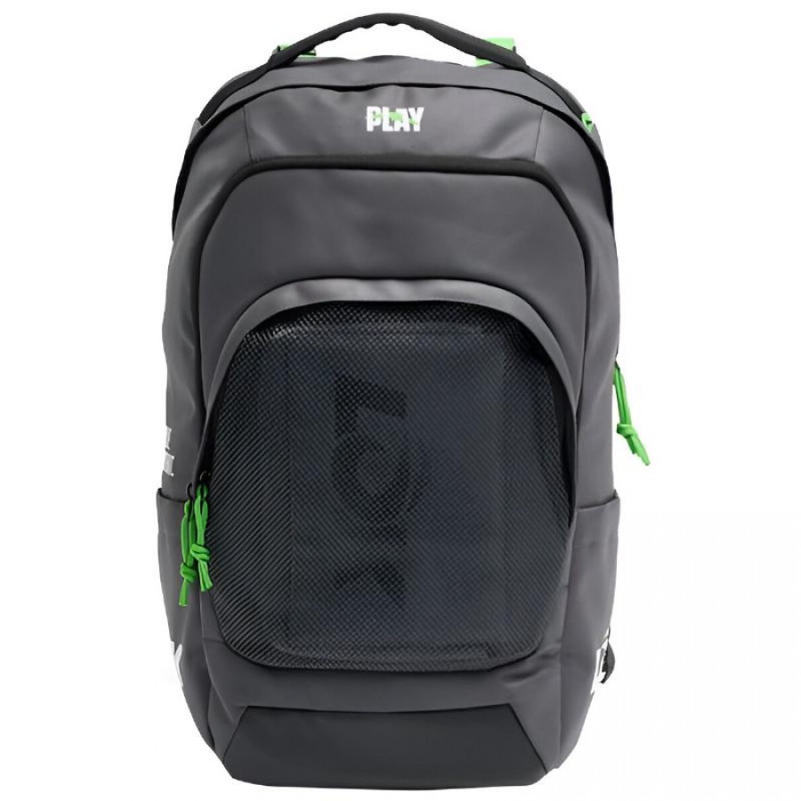 Lok Maxx Backpack Black Dark Gray Lime