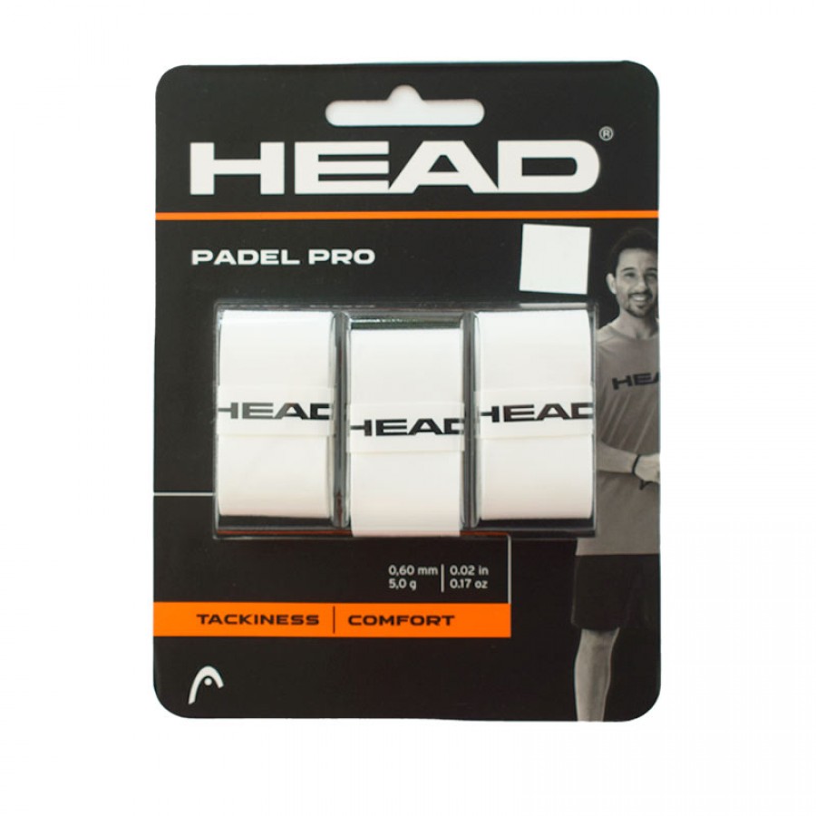 Overgrips Head Padel Pro Bianco 3 Unita